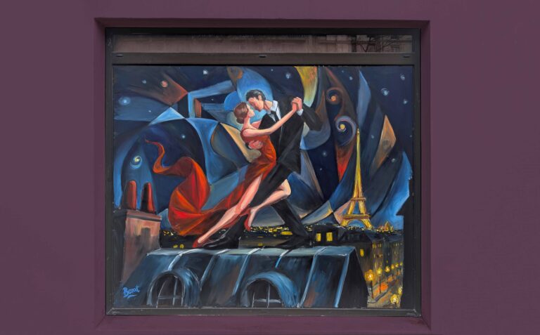 décoration vitrine tango paris