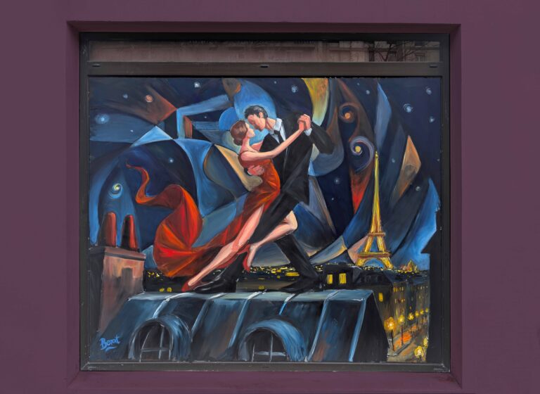 décoration vitrine tango paris